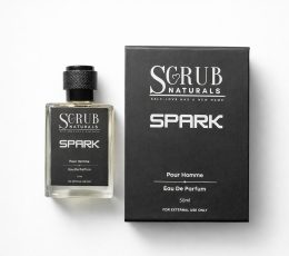 Spark – Natural Organic Woody Spicy Perfume for Men | 50ml Eau de Parfum Pour Homme