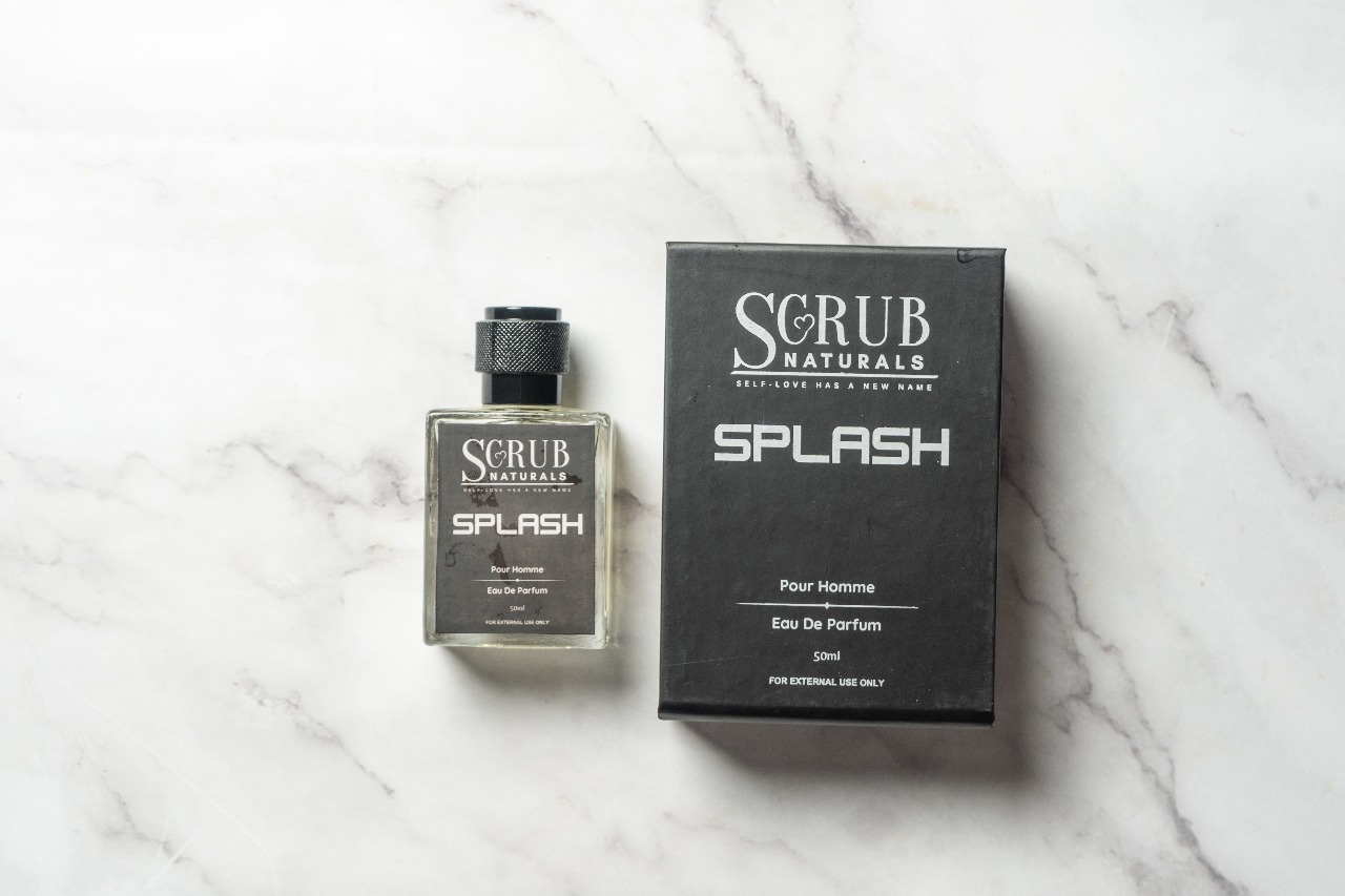 Splash Perfume for Men – 50ml | Fresh Marine Fragrance with Mint, Lavender & Amber – Sharp, Masculine Scent